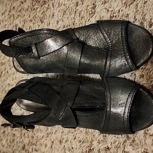 Lucca Lane Analise Stacked Heel Sandal 7.5